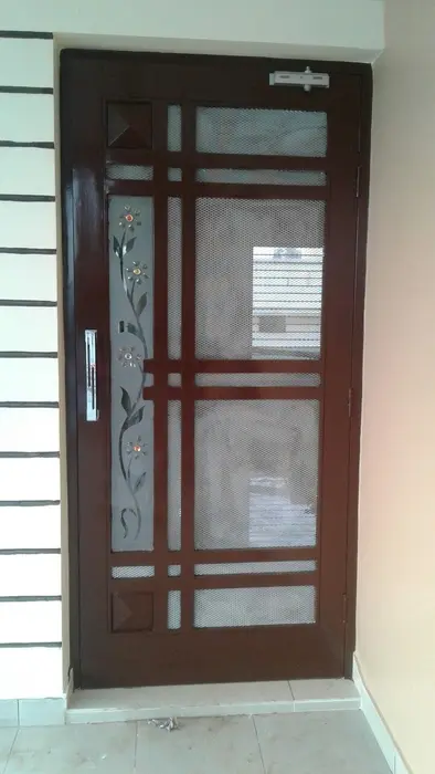 Wire mesh doors